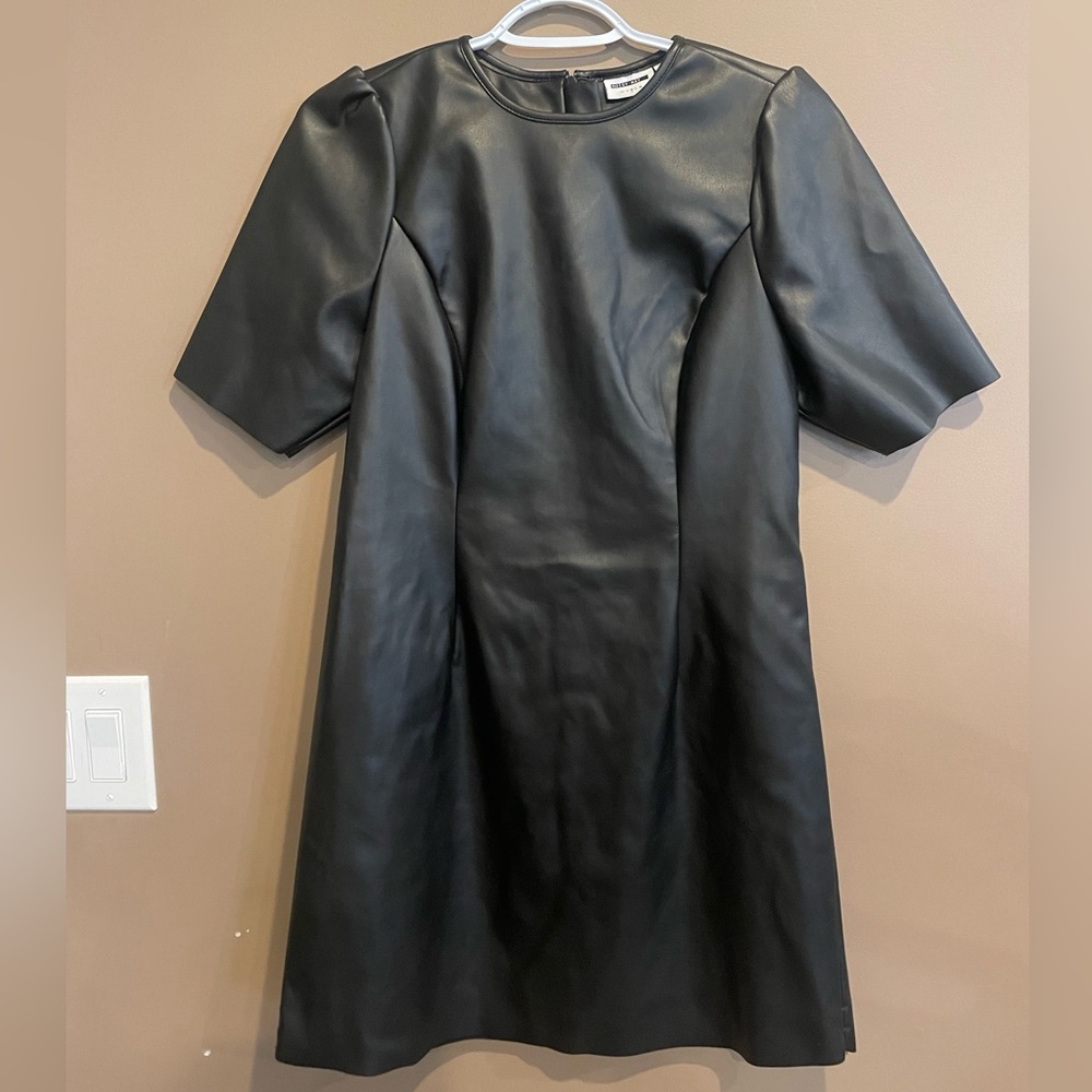Noisy may Black Leather Women’s Dress